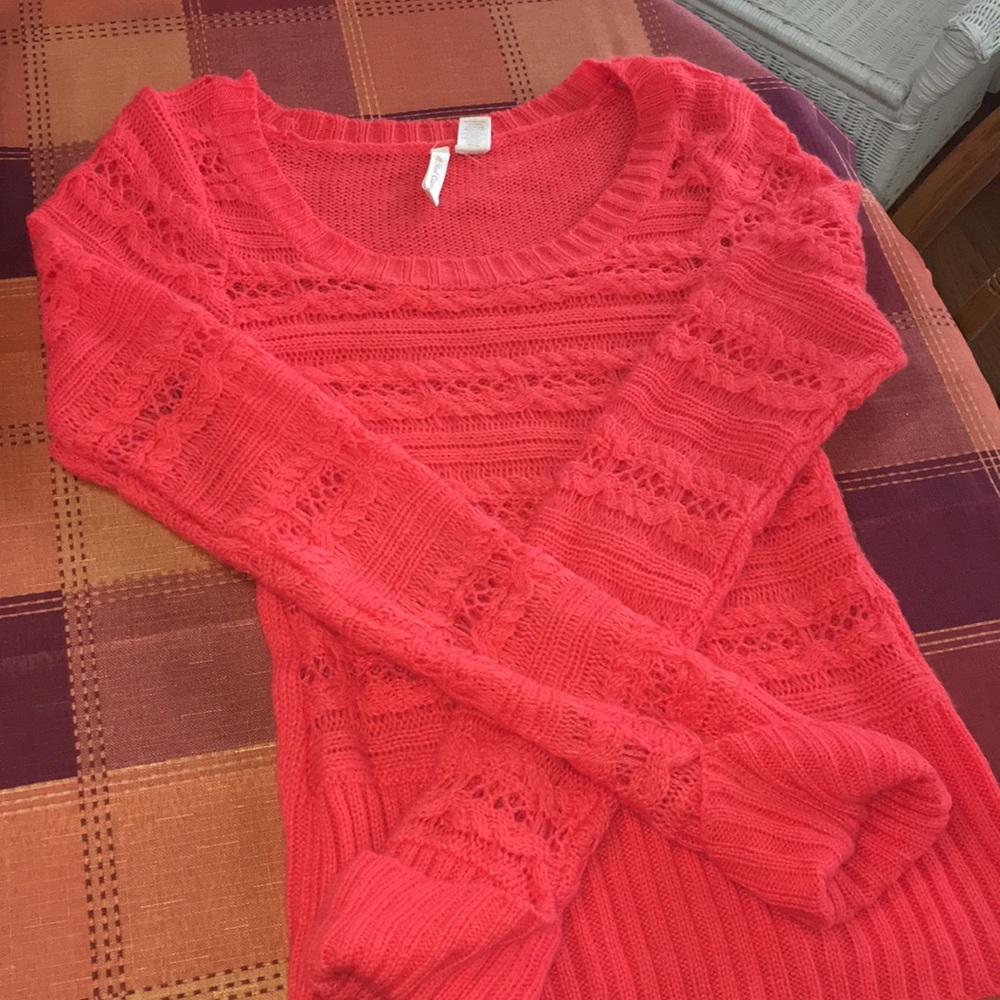 Orange sweater
